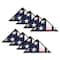 8 Pack: Black Memorial Flag Case by Studio Décor®